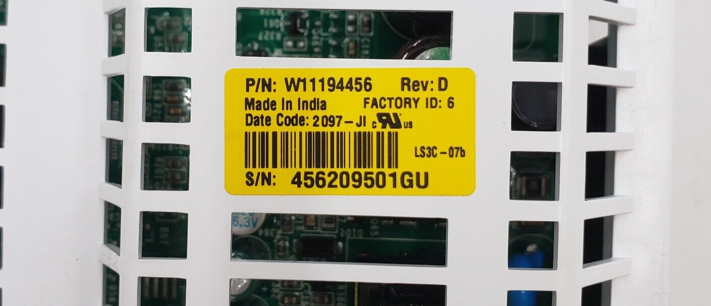 New Whirlpool Dryer Control Board W11194456 Same Day Shipping & 60 Days Warranty