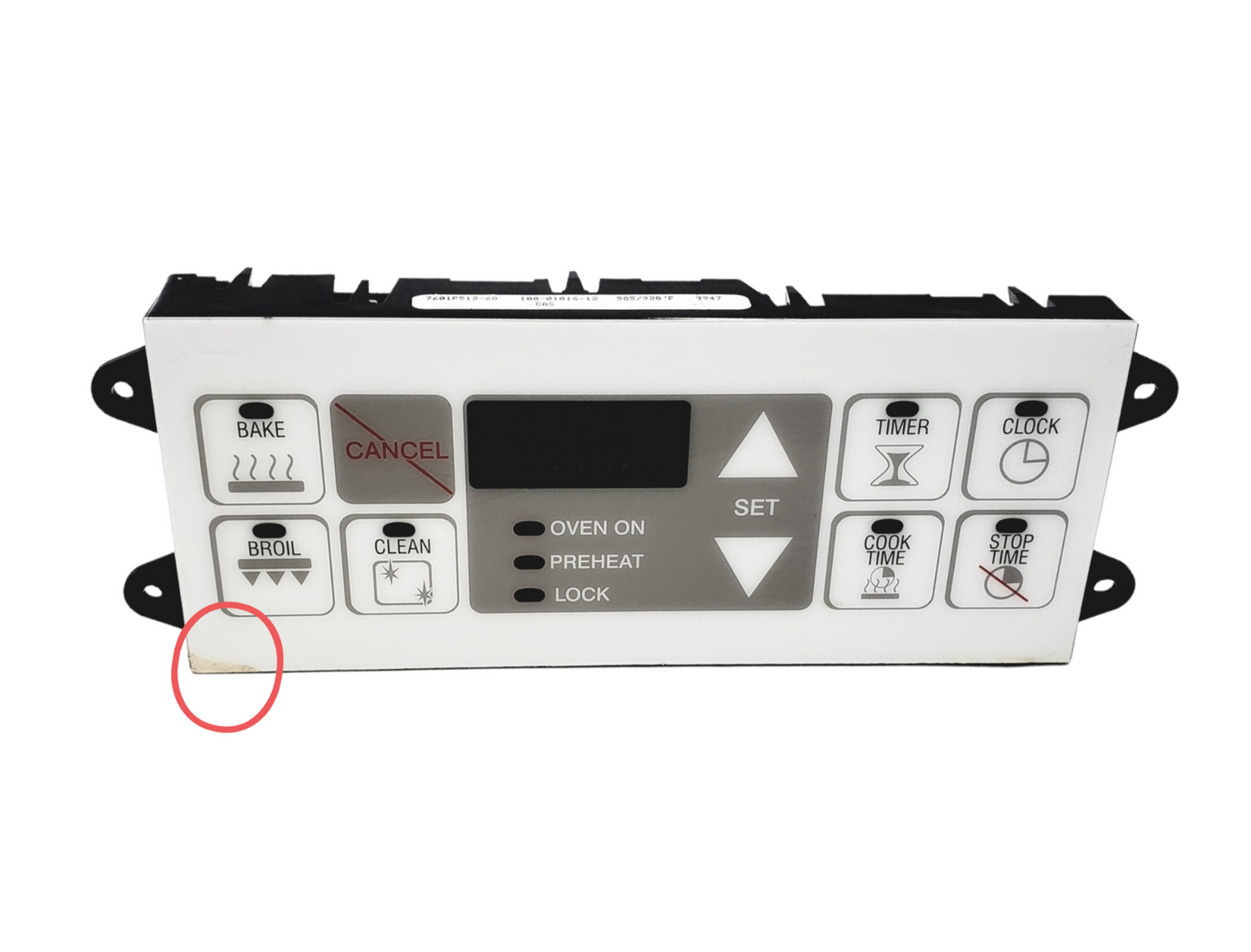 Genuine Whirlpool Range Control 7601P512-60 Same Day Shipping & 60 Days Warranty