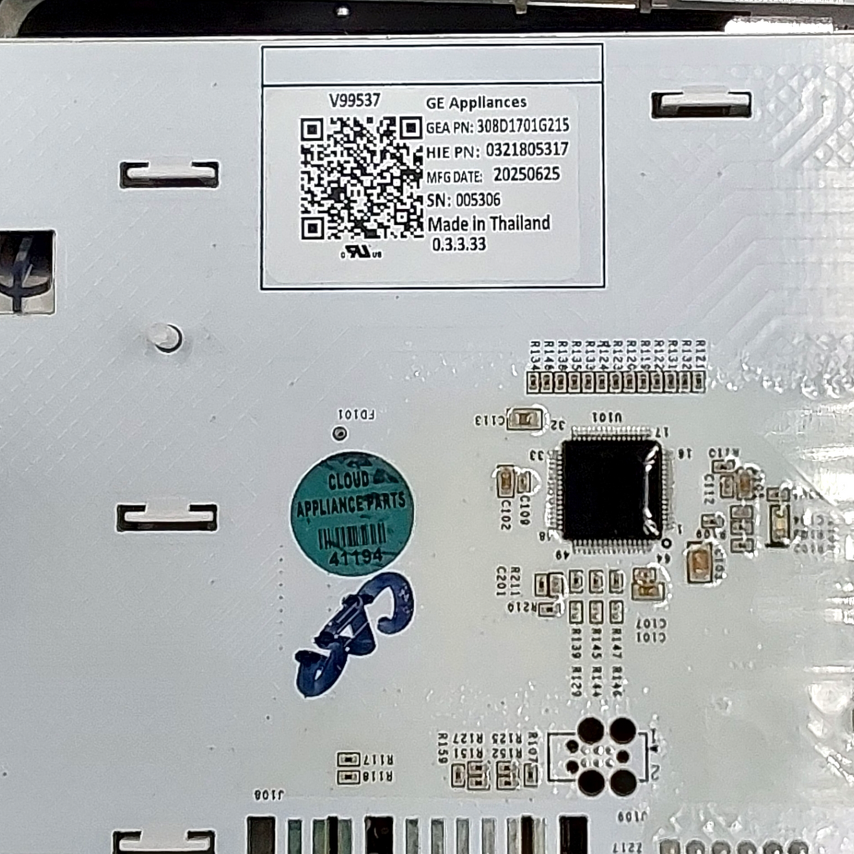 GE New Dryer Control Panel 308D1701G215 **Same Day Shipping & 60 Days Warranty**