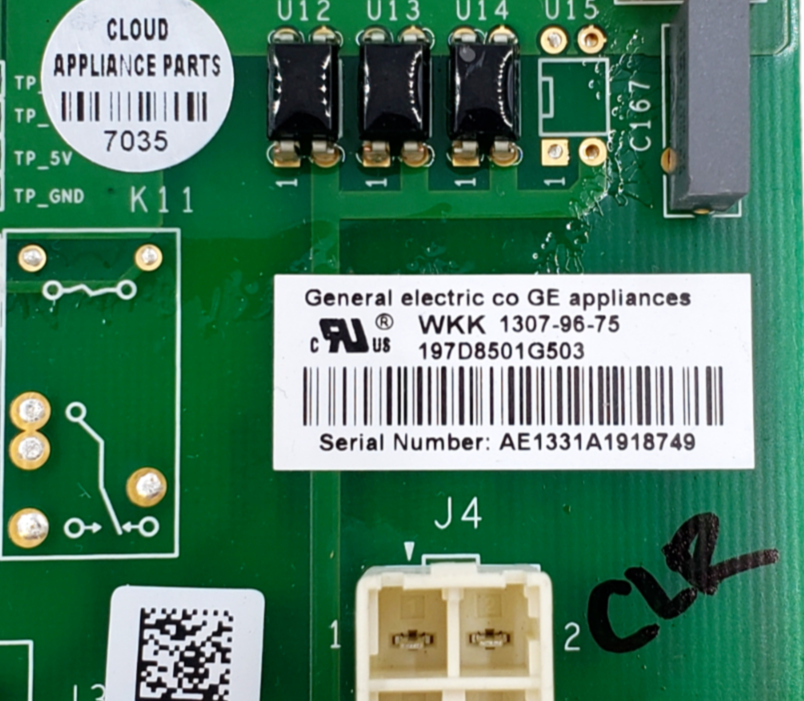 Genuine GE Refrigerator Control 197D8501G503  *Same Day Ship & 60 Days Warranty*