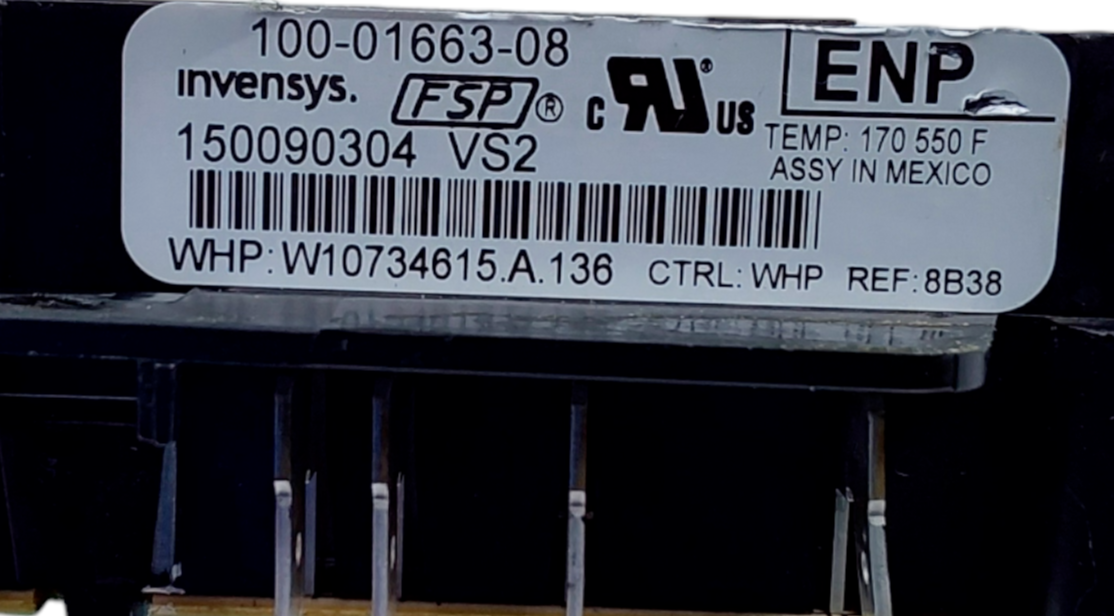 Genuine Whirlpoo Range Control Board W10734615 Same Day Ship & 60 Days Warranty*