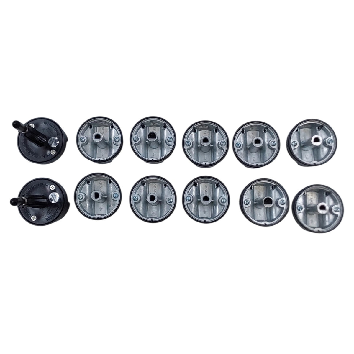 Wolf New Range Black Set Control Knobs 805813 *Same Day Ship & 60 Days Warranty*