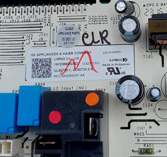 New GE Oven Control Board 191D9860G002 **Same Day Shipping & 60 Days Warranty***