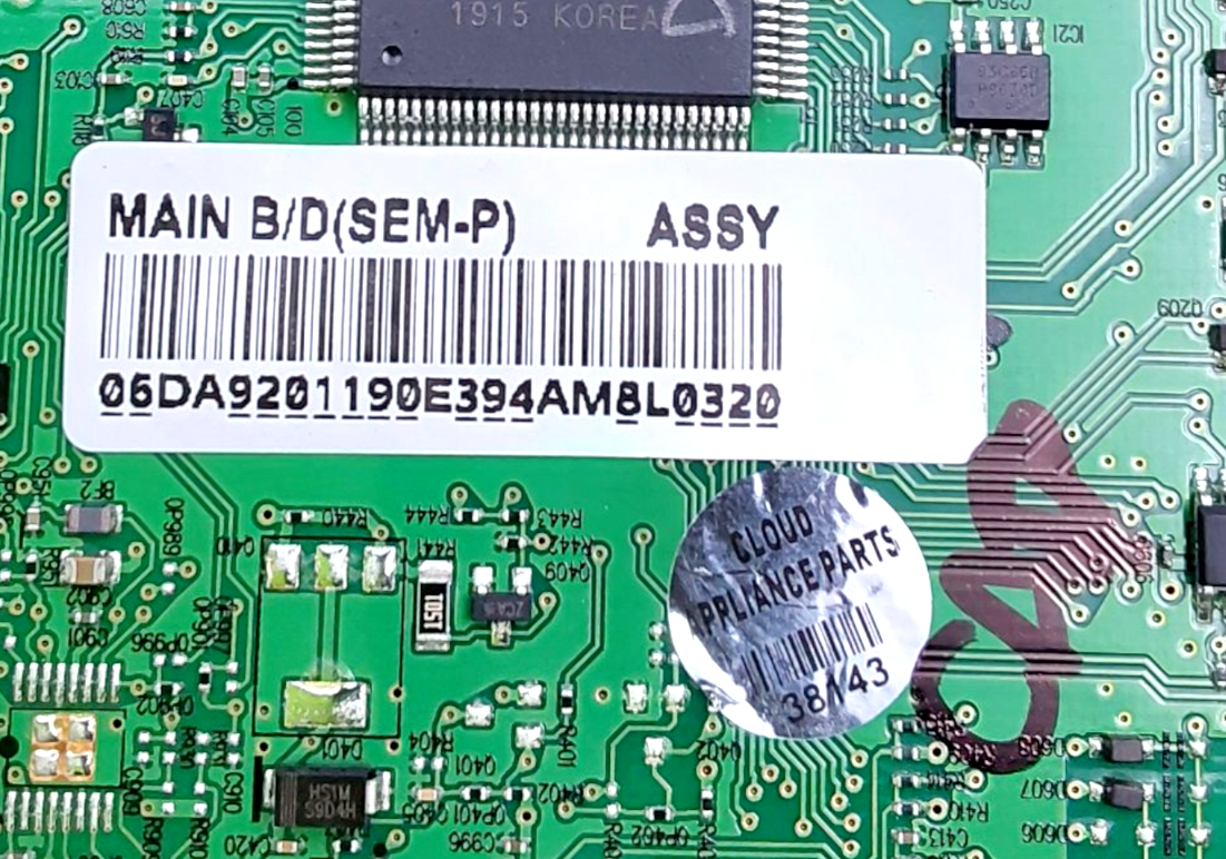 Genuine Samsung Fridge Control Board DA92-01190E Same Day Ship &60 Days Warranty