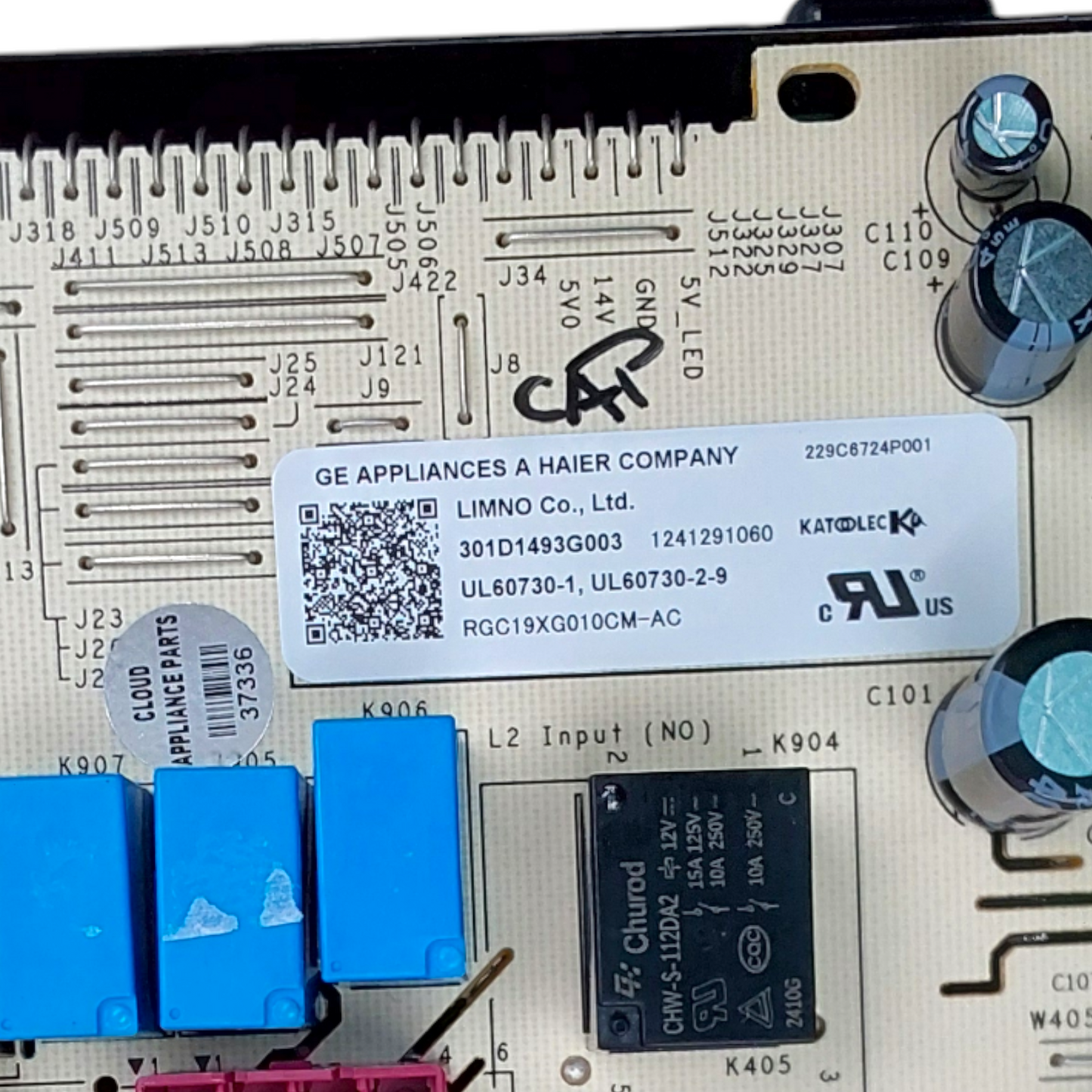 Genuine GE Oven Control Board 301D1493G003 Same Day Shipping & 60 Days Warranty*