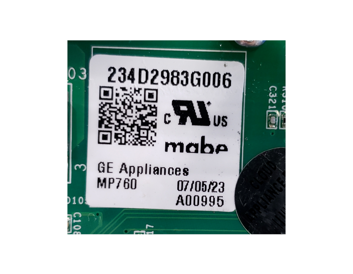 Genuine GE Dryer Control Board 234D2983G006 *Same Day Ship & **60 Days Warranty*
