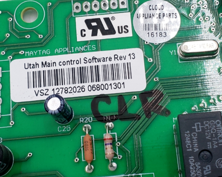 Genuine Whirlpool Fridge Control Board 12782026 Same Day Ship & 60 Days Warranty