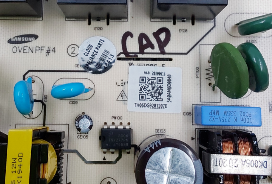 New Samsung Oven Main Control Board DG92-01207E Same Day Ship & 60 Days Warranty