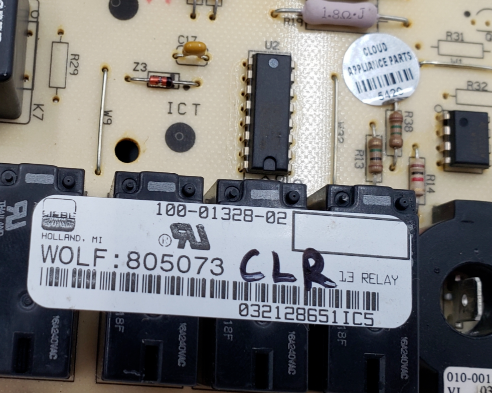 Genuine Wolf Double Oven Control Board 805073 *Same Day Ship & 60 Days Warranty*