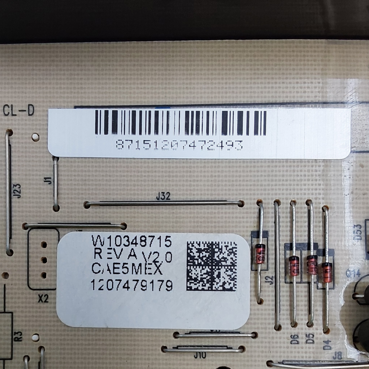 Whirlpool Genuine Range Control Board W10348715 Same Day Ship & 60 Days Warranty