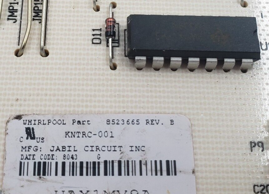Genuine Whirlpool Oven Control Board 8523665 Same Day Ship & **60 Days Warranty*