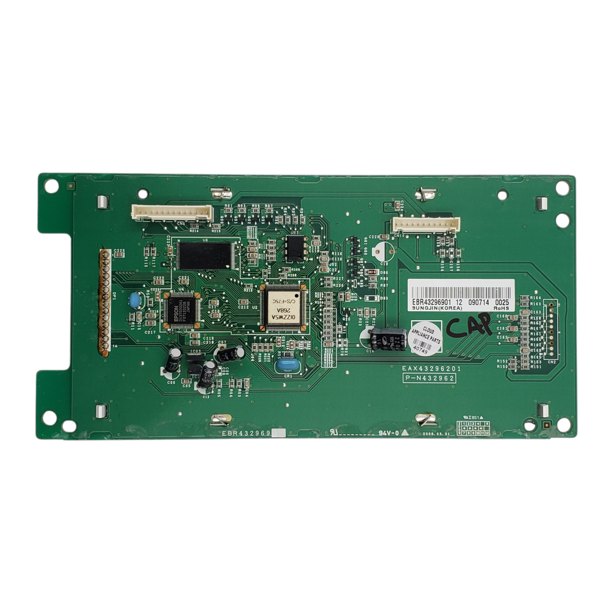 LG Genuine Range Control Board EBR43296901 *Same Day Shipping & 60 Days Warranty