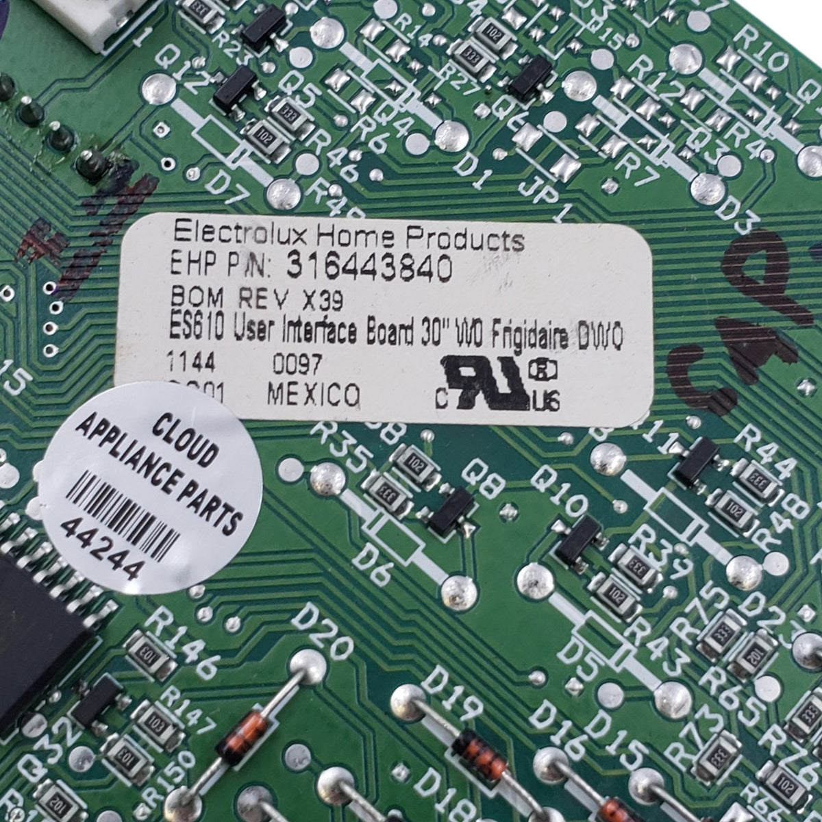 Frigidaire OEM Range Control Board 316443840  *Same Day Ship & 60 Days Warranty*