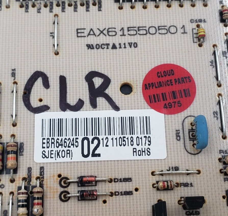 Genuine LG Range Oven Control Board EBR64624502 Same Day Ship & 60 Days Warranty