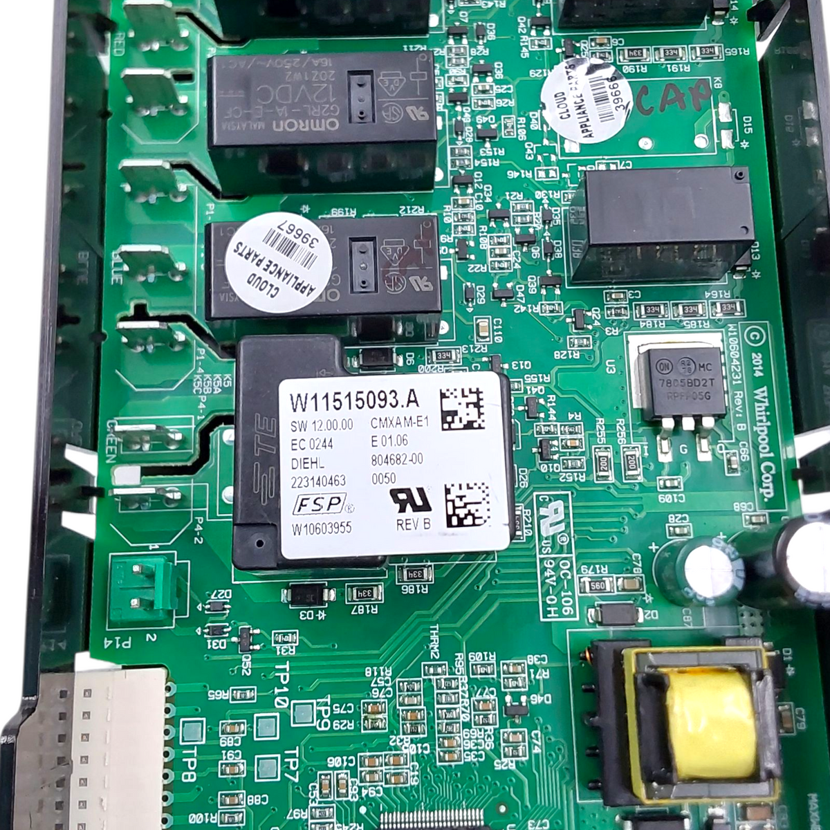 Genuine Whirpool Range Control Board W11515093 Same Day Ship & 60 Days Warranty*