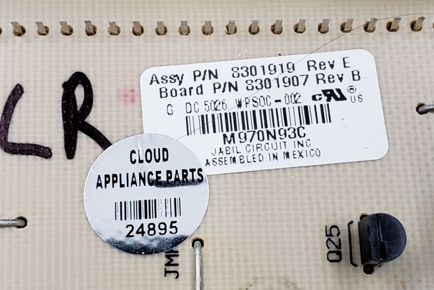 Genuine Whirlpool Range Control Board 8301919 *Same Day Ship & 60 Days Warranty*