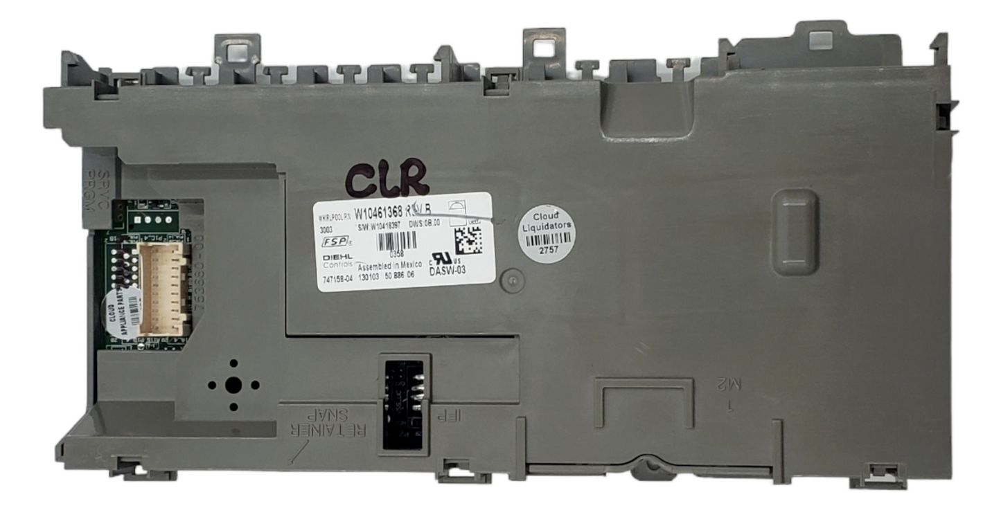 Genuine Whirlpool Dishwasher Control W10461368 *Same Day Ship & 60 Days Warranty