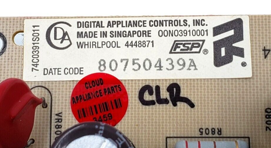 Genuine Whirlpool Oven Control Board 4448871 *Same Day Shipp & 60 Days Warranty*