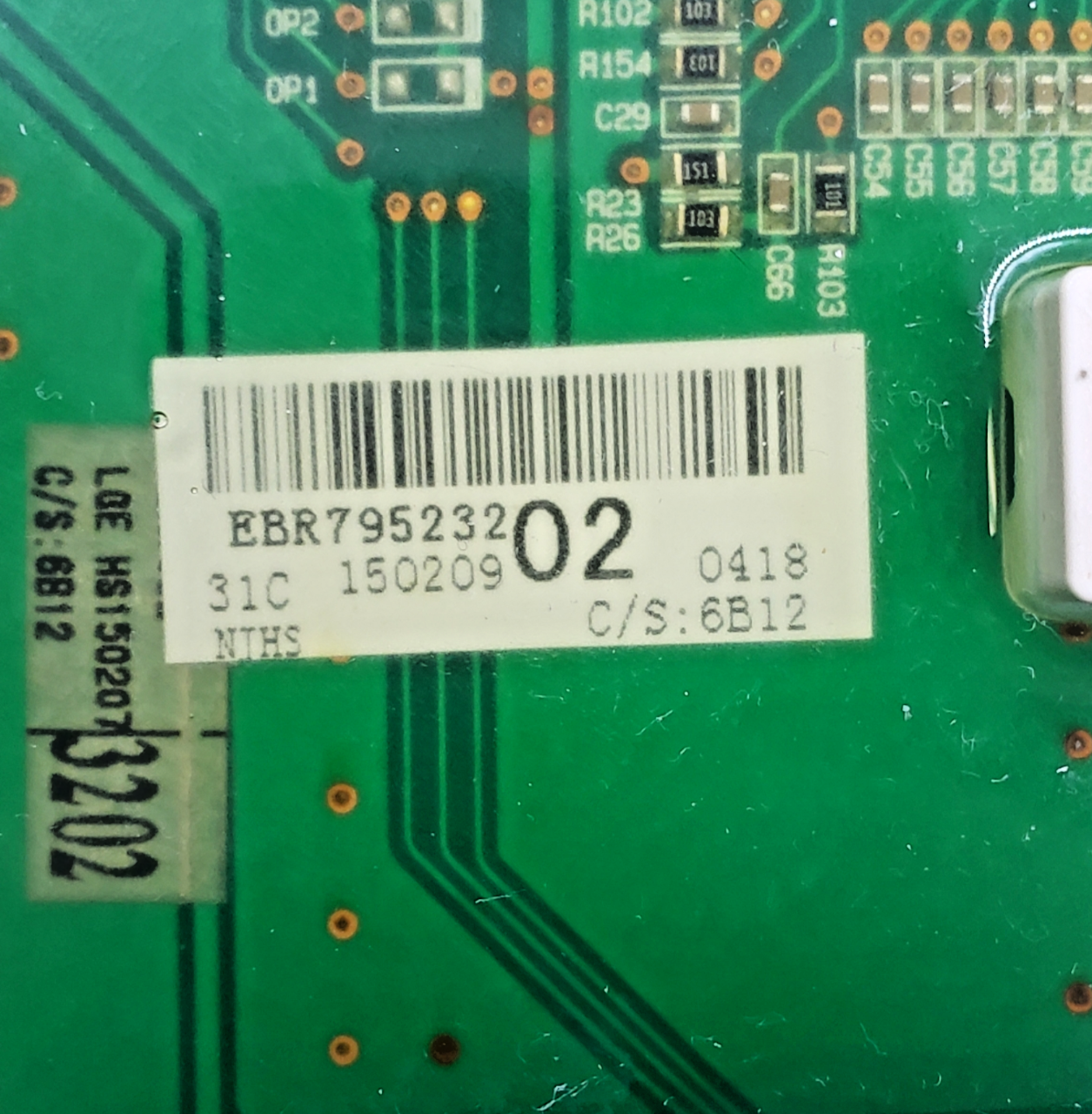 Genuine LG Washer Control Board EBR79523202 Same Day Shipping & 60 Days Warranty