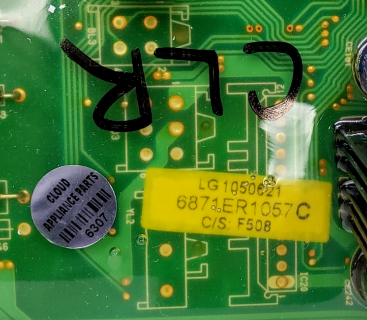 Genuine LG Washer Control Board 6871EC2123A Same Day Shipping & 60 Days Warranty