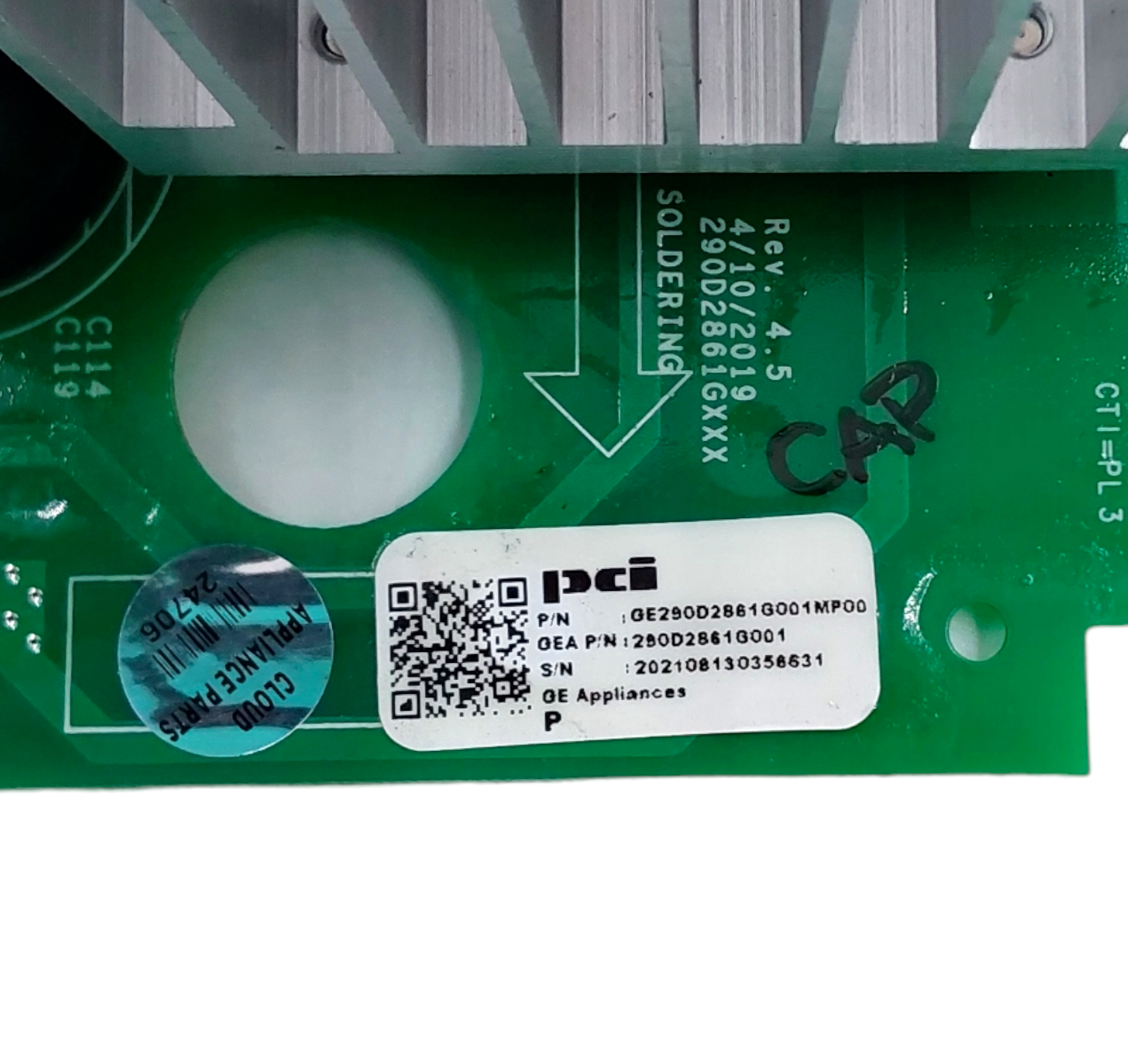 New GE Washer Inverter Board 290D2861G001 *Same Day Shipping & 60 Days Warranty*