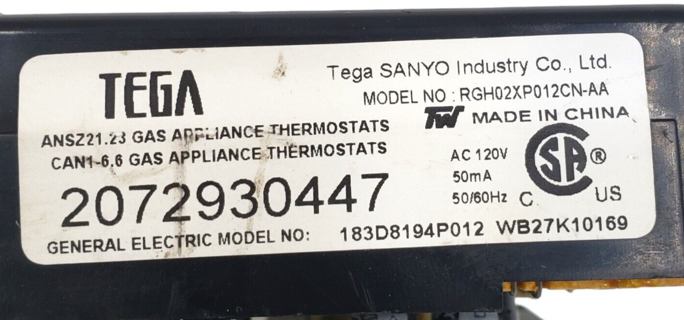 Genuine GE Range Control Board 183D8194P012 Same Day Shipping & 60 Days Warranty