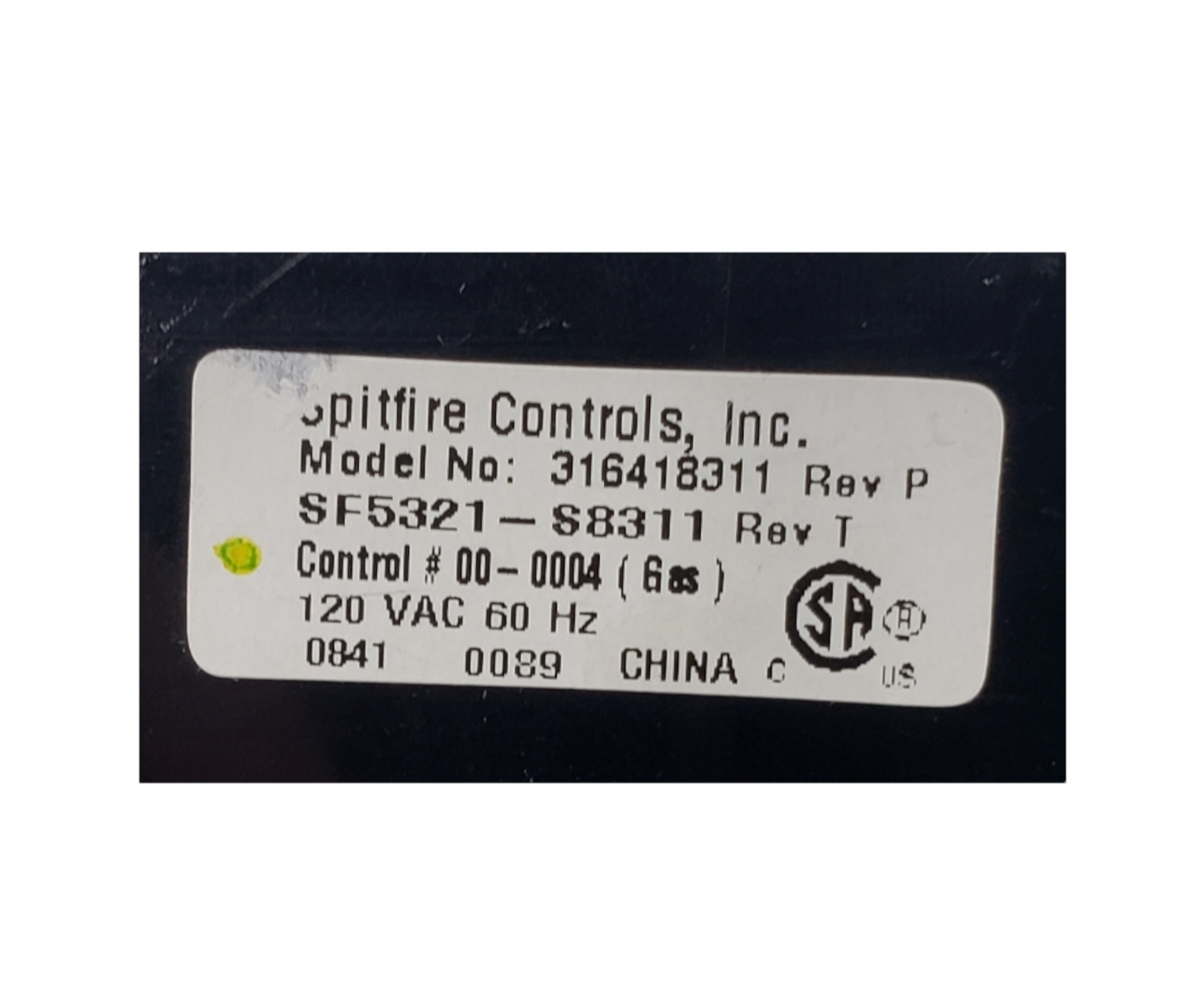 Genuine Frigidaire Range Control 316418311 Same Day Shipping & 60 Days Warranty*