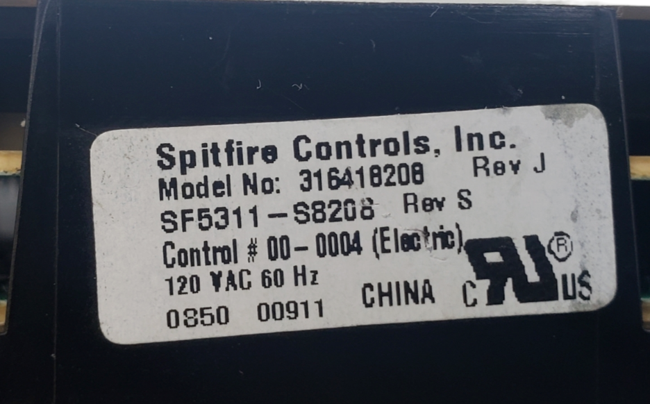 Genuine Frigidaire Oven Control Board 316418208 Same Day Ship & 60 Days Warranty