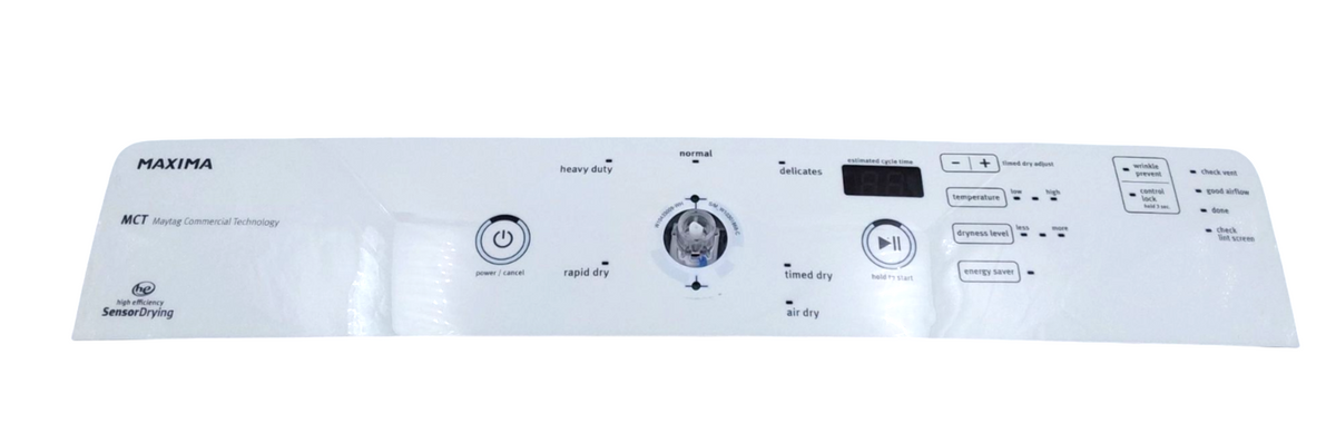 Genuine Whirlpool Dryer Control Panel W10433017 Same Day Ship & 60 Days Warranty