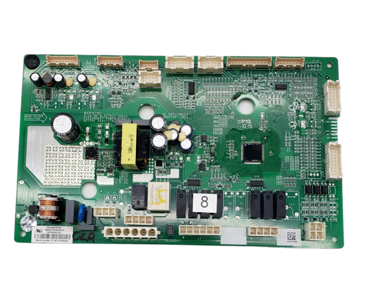 Genuine GE Refrigerator Board 197D8528G101 *Same Day Shipping & 60 Days Warranty