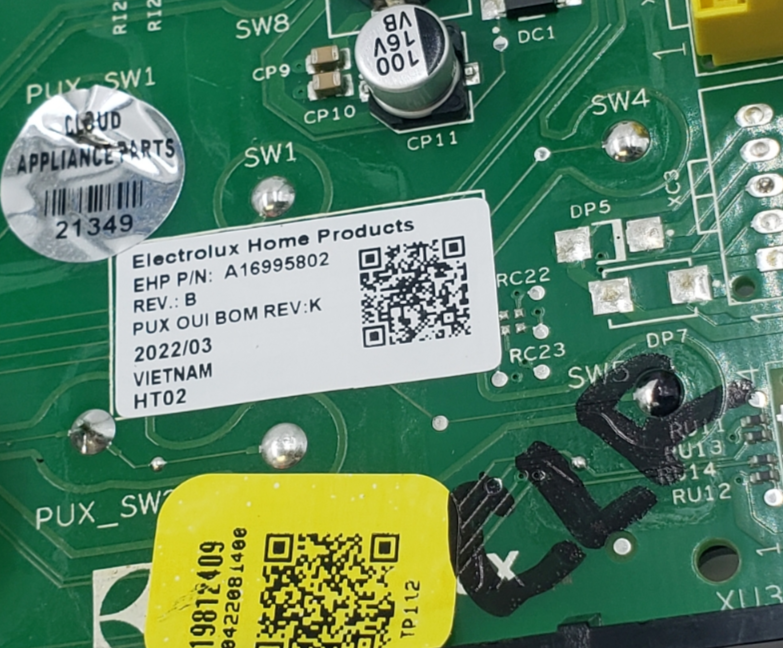 Genuine Frigidaire Oven Control Board A16995802 Same Day Ship & 60 Days Warranty