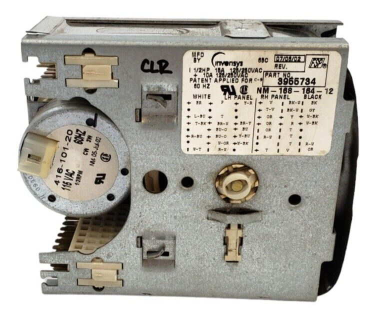 Genuine Whirlpool Washer Timer Assembly 3955734 Same Day Ship & 60 Days Warranty