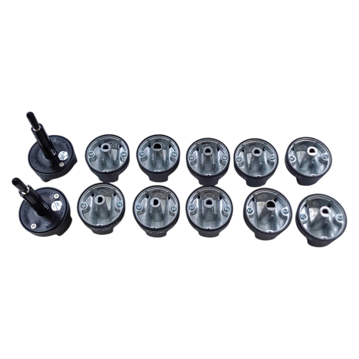 Wolf New Range Black Set Control Knobs 805813 *Same Day Ship & 60 Days Warranty*