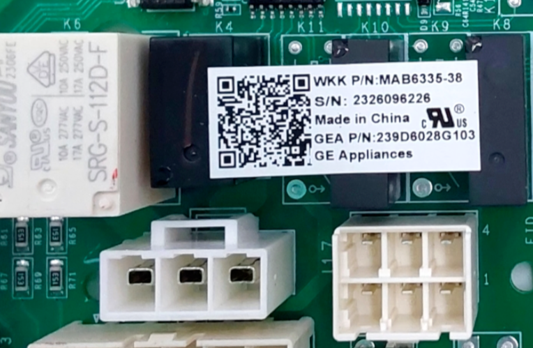 OEM GE Refrigerator Control Board 239D6028G103 Same Day Ship & 60 Days Warranty*