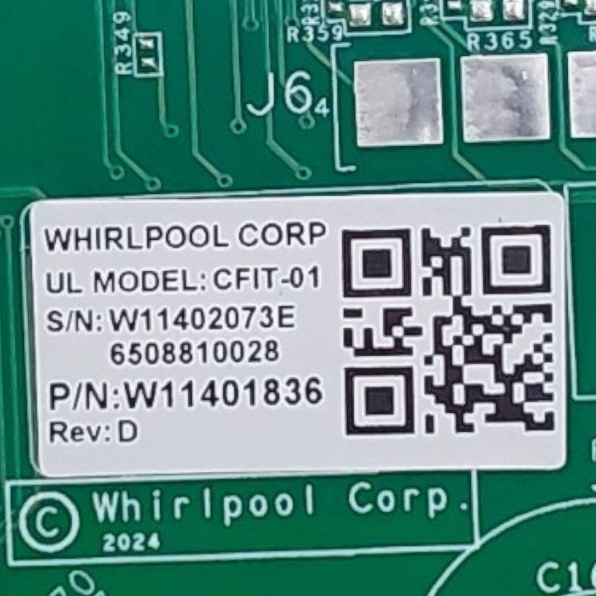 Whirlpool Genuine Oven Control Board W11402073 Same Day Ship & 60 Days Warranty