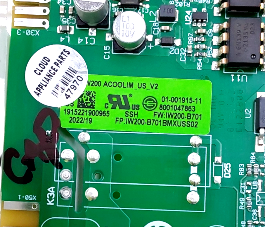 New Miele Fridge Control Board 8001047863 *Same Day Shipping & 60 Days Warranty*