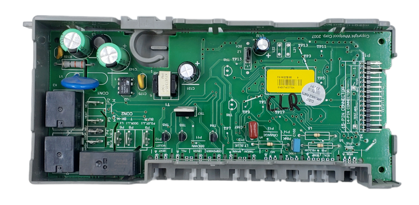 Genuine Whirlpool Dishwasher C. Board W10250166 Same Day Ship & 60 Days Warranty