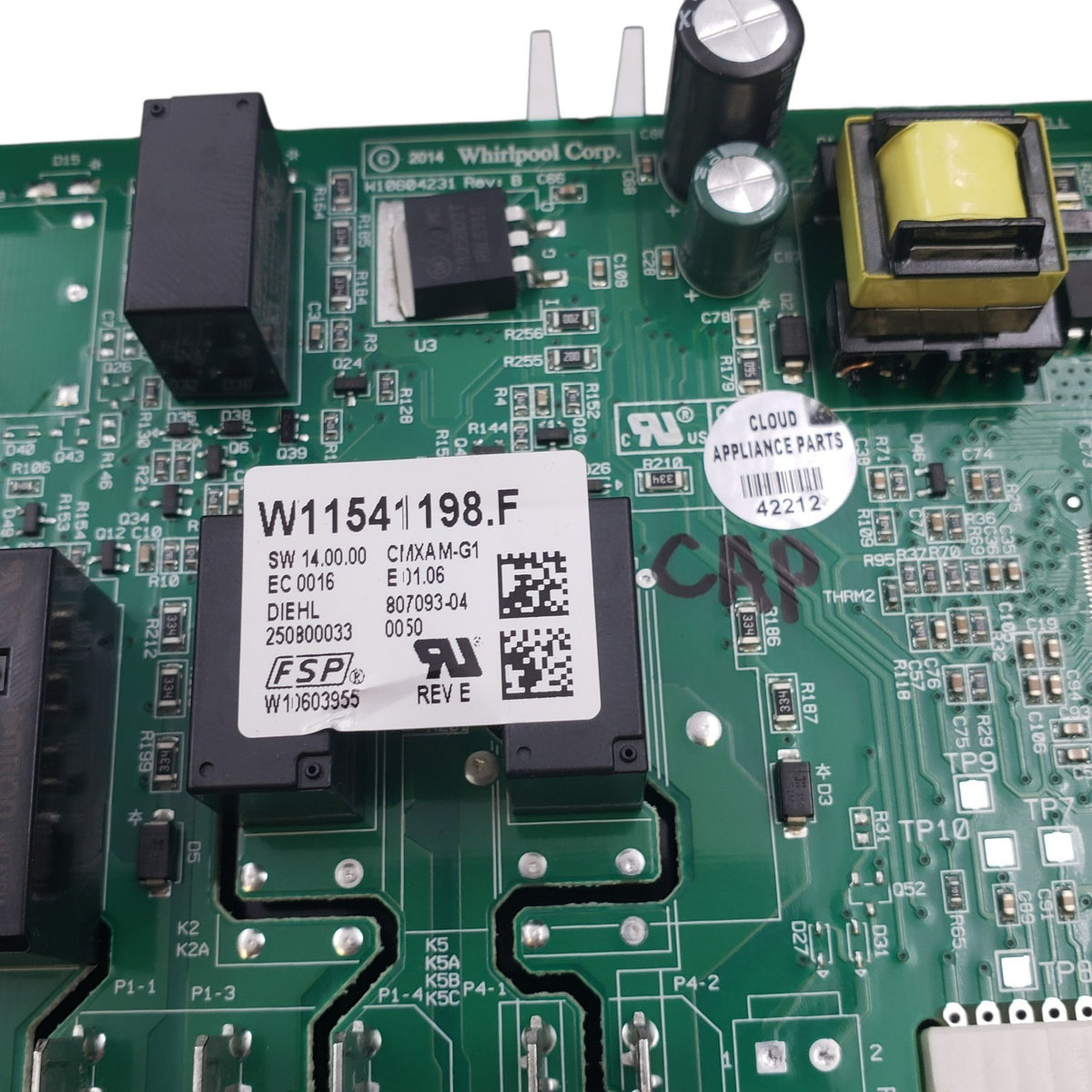 Whirlpool Genuine Oven Control Board W11541198 *Same Day Ship & 60 Days Warranty