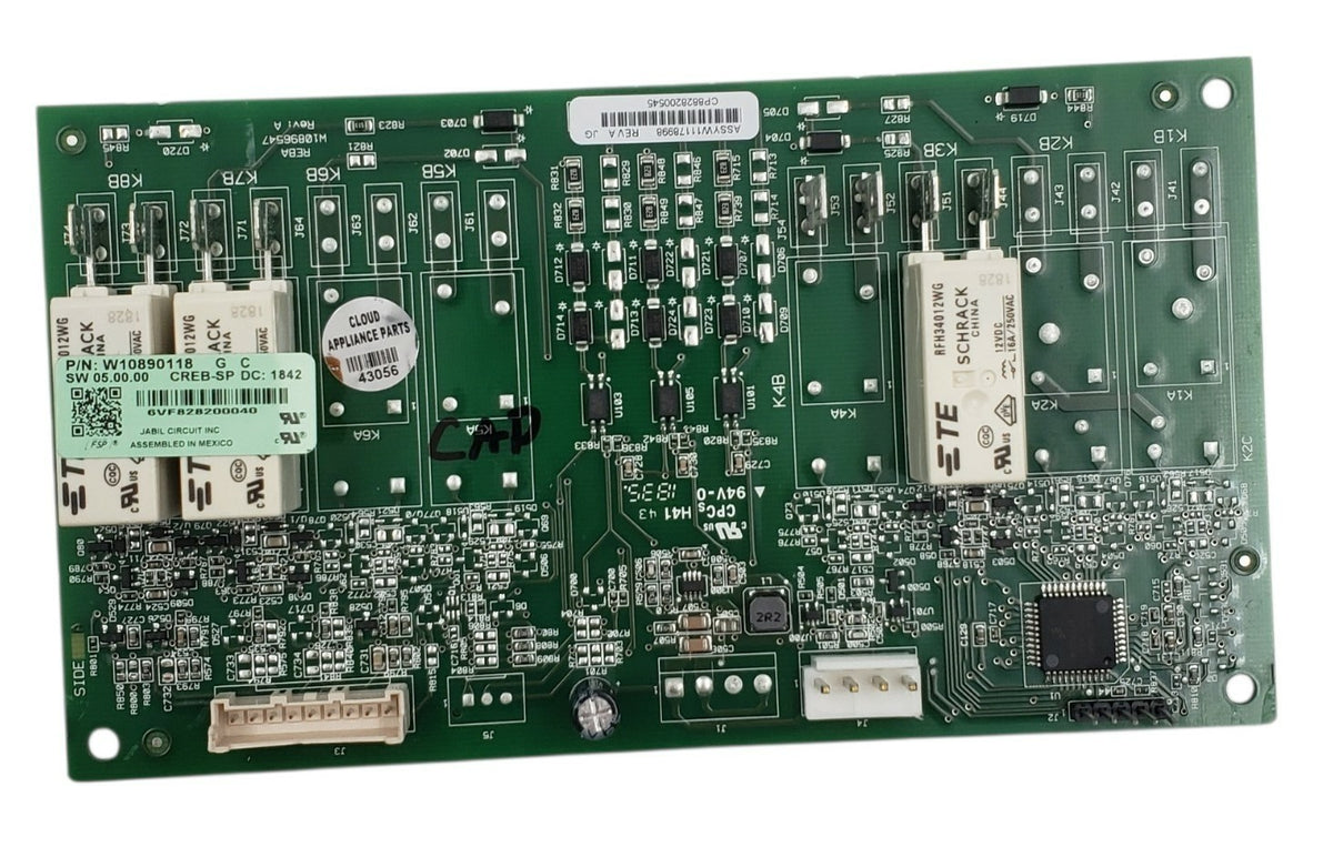 Whirlpool Genuine Range Control Board W10890118 Same Day Ship & 60 Days Warranty