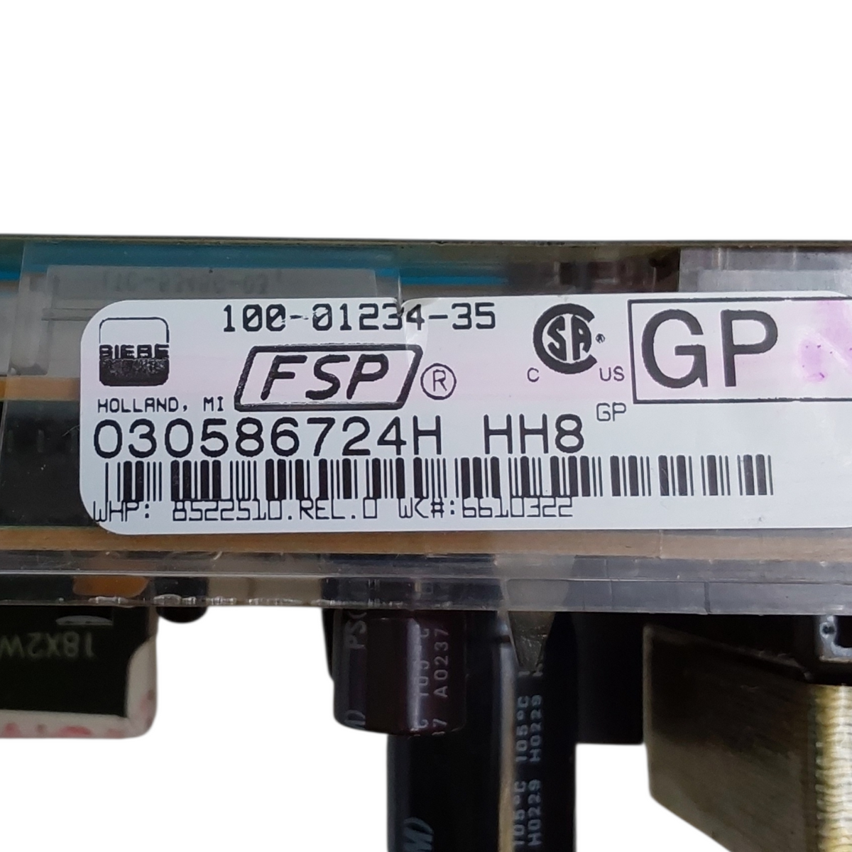 Whirlpool Genuine Range Control Board 8522510 *Same Day Ship & 60 Days Warranty*