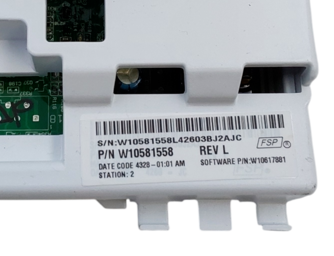 OEM Whirlpool Washer Control Board W10581558 *Same Day Ship & 60 Days Warranty**