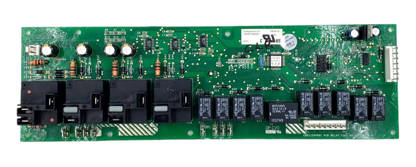 Genuine GE Range Control Board 164D6199G001 Same Day Shipping & 60 Days Warranty