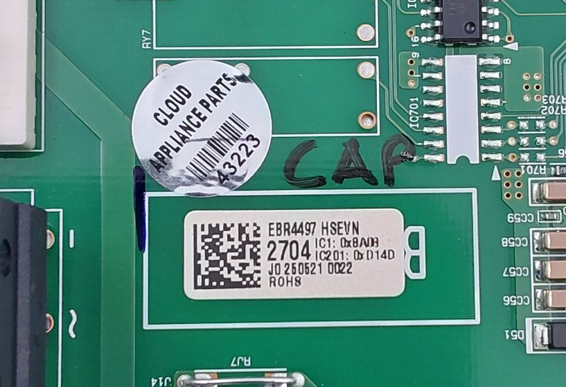 LG New Fridge Control Board EBR44972704 **Same Day Shipping & 60 Days Warranty**