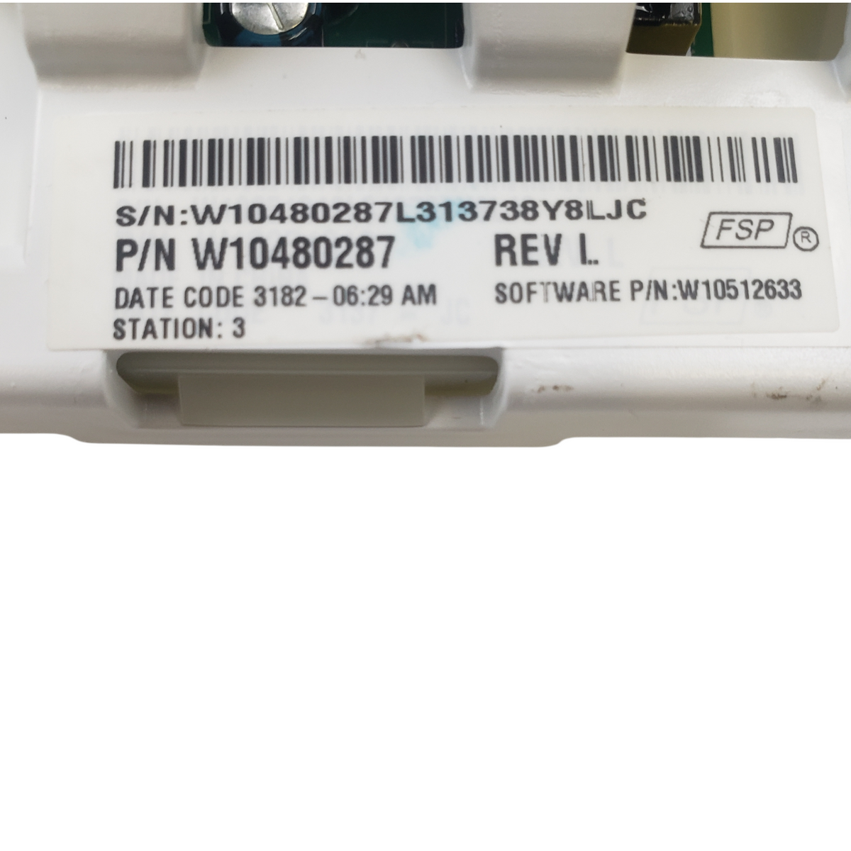 Whirlpool OEM Washer Control Board W10480287 **Same Day Ship & 60 Days Warranty*