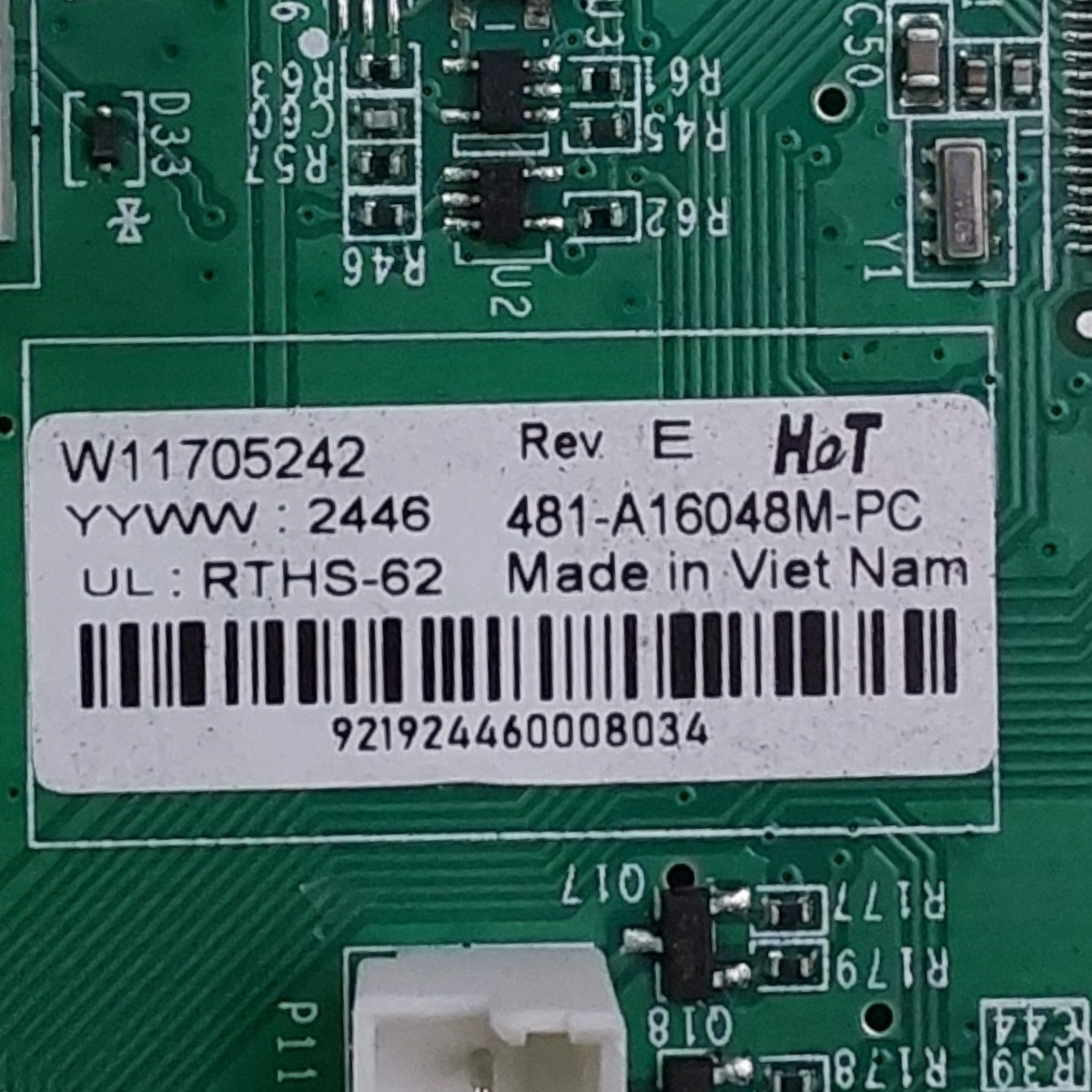 Whirlpool OEM Fridge Control Board W11705242 **Same Day Ship & 60 Days Warranty*