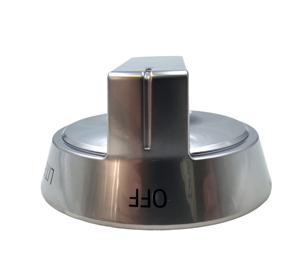 New LG Oven Stainless Knob Assembly AEZ75853702 Same Day Ship & 60 Days Warranty