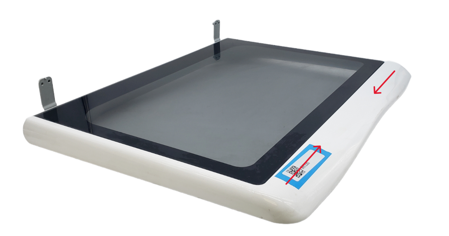 New GE Washer Glass Frame Lid WH10X35297 **Same Day Shipping & 60 Days Warranty*