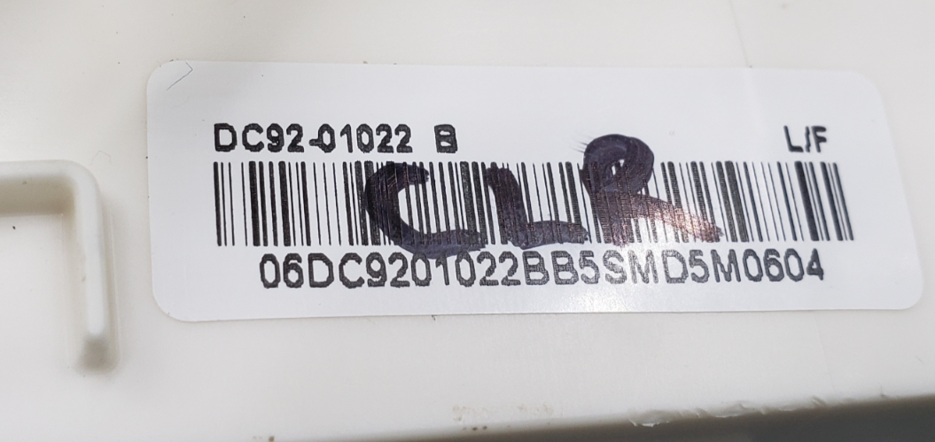 Genuine Samsung Washer Control DC92-01021B Same Day Shipping & *60 Days Warranty