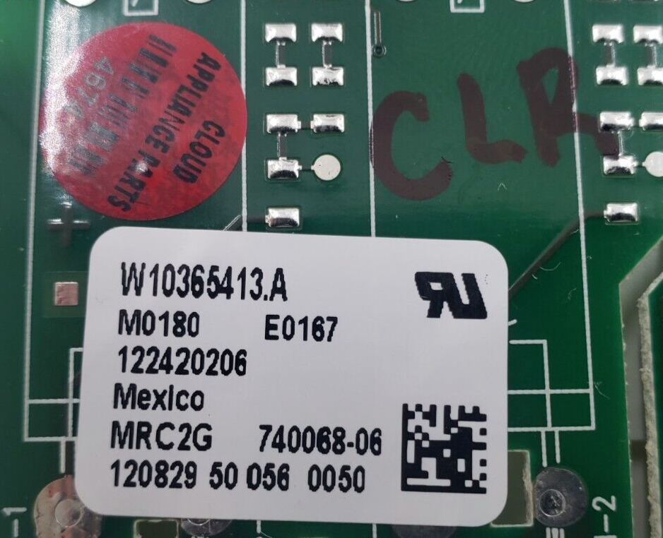 Genuine Whirlpool Oven Control Board W10365413 Same Day Ship & *60 Days Warranty