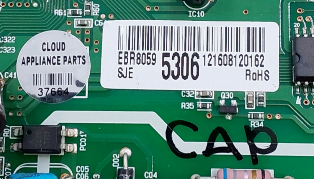 Genuine LG Range Control Board EBR80595306 Same Day Shipping & 60 Days Warranty*